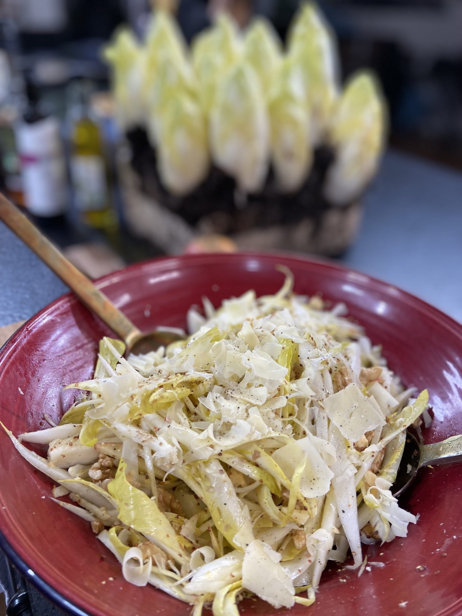 Ma Recette De Salade D Endives Pomme Et Noix Laurent Mariotte