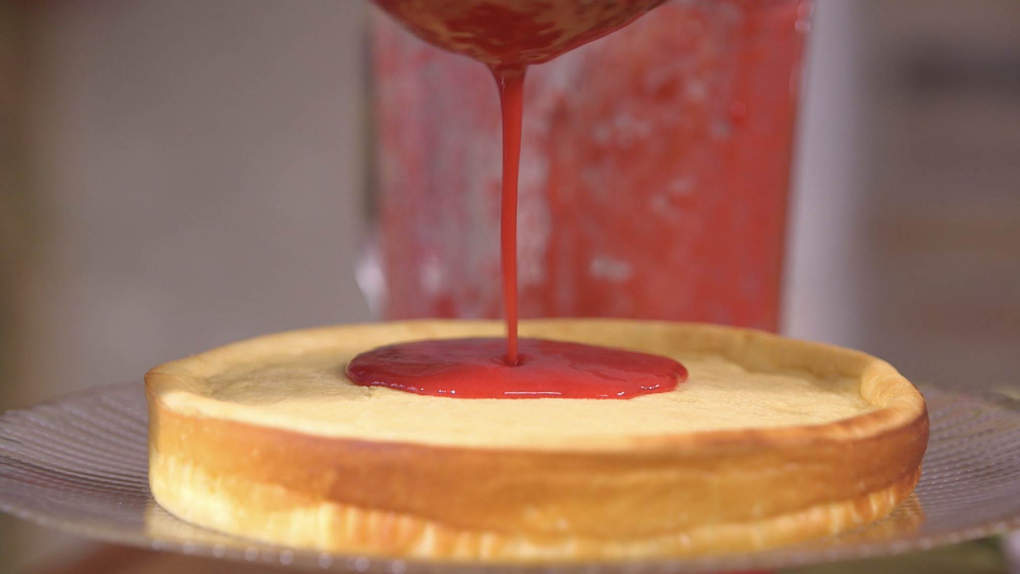 Ma Recette De Cheesecake Coulis De Framboise Laurent Mariotte