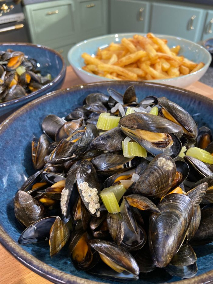 Ma recette de moulesfrites Laurent Mariotte